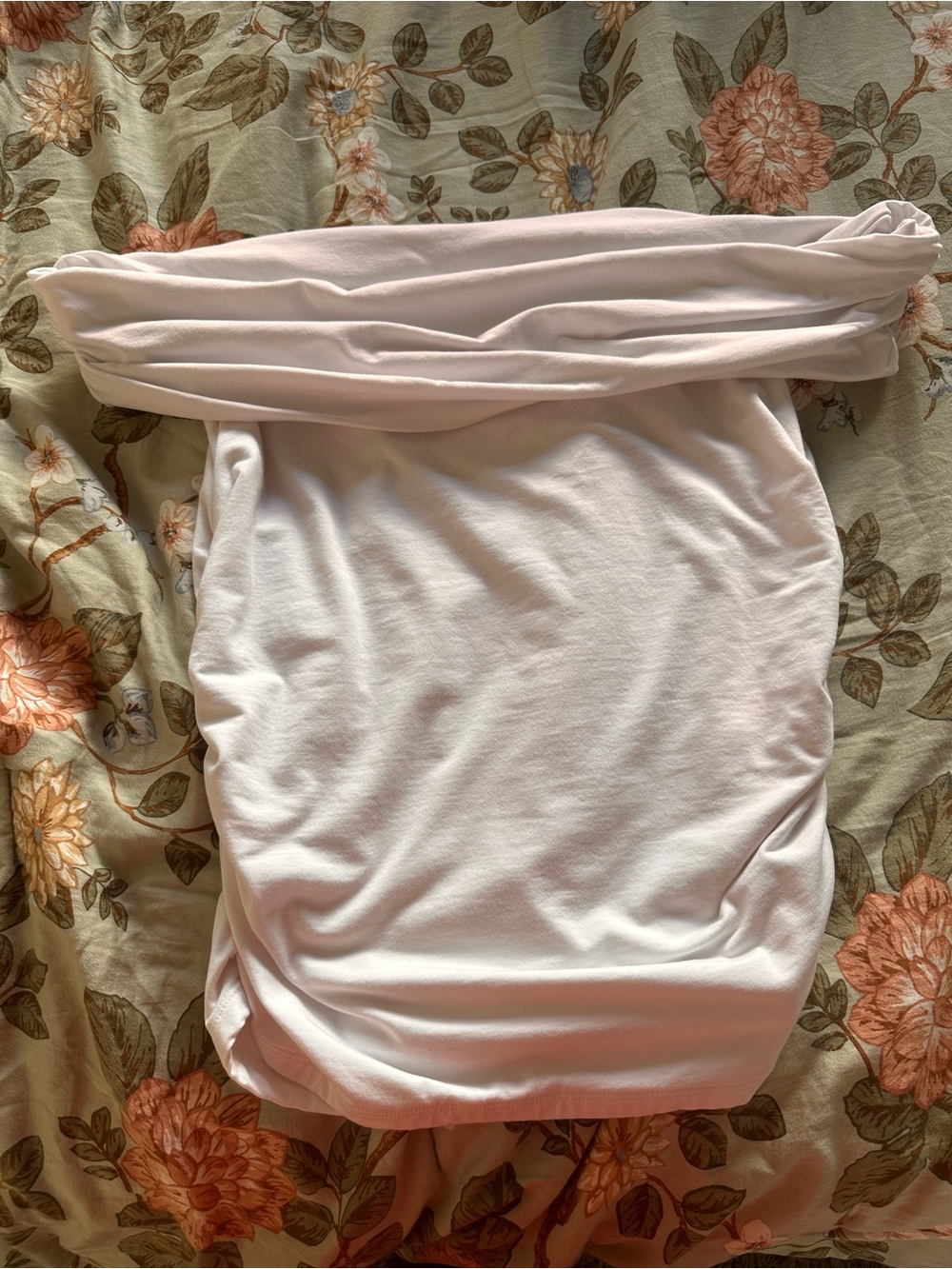 Abercrombie & Fitch modal blend collection top size L white